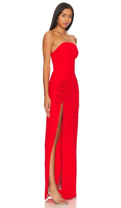 Shop Amanda Uprichard X Revolve Wolfe Gown In Red