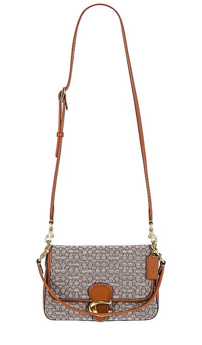 Coach Leather Signature Tabby Shoulder Bag