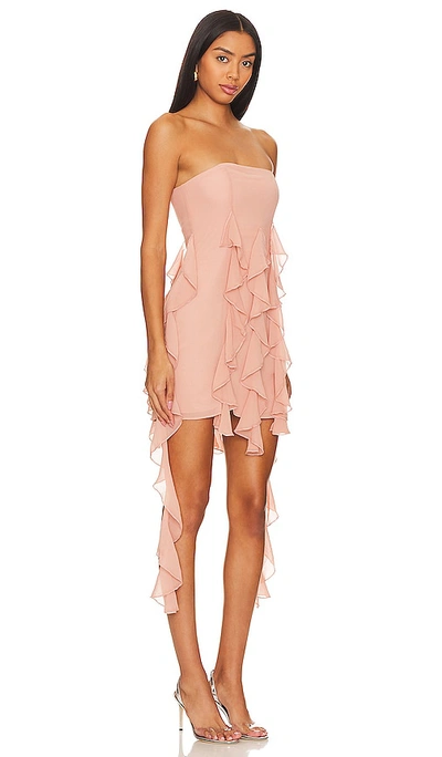 Shop Nbd Denali Mini Dress In Blush
