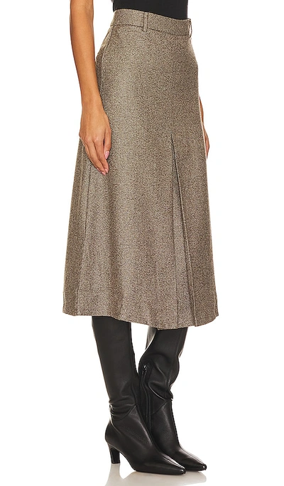 Sophie Rue Bristol Midi Skirt In Brown