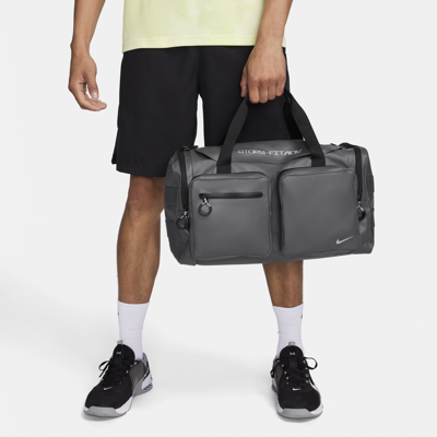 Shop Nike Men's Storm-fit Adv Utility Power Duffel Bag (small, 31l) In Grey