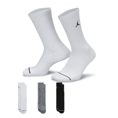 Jordan Everyday Crew Socks (3 Pairs) In Multicolor