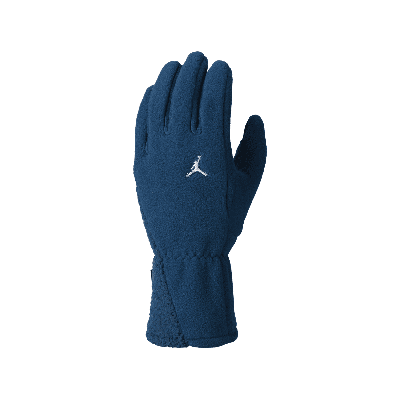 Shop Jordan Men's  Fleece Gloves In Blue