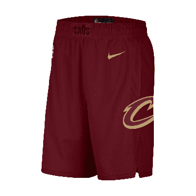 Shop Nike Cleveland Cavaliers Icon Edition  Men's Dri-fit Nba Swingman Shorts In Red