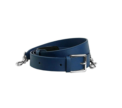 Shop Montblanc Petrol Meisterstuck Leather Shoulder Strap