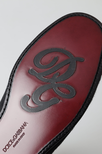 Shop Dolce & Gabbana Black Leather Chelsea Men Ankle Boots Men's Shoes