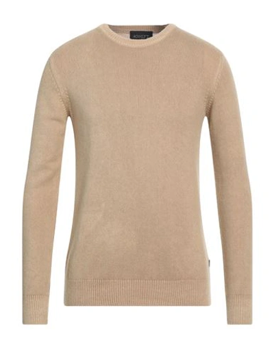 40weft Man Sweater Beige Size Xxl Wool, Polyamide In Beige