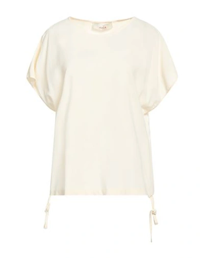 Shop Jucca Woman Top Cream Size 6 Viscose, Elastane In White
