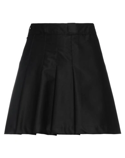 Dickies Woman Mini Skirt Black Size M Polyacrylic, Cotton In Black