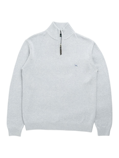 Shop Rodd & Gunn Men's Merrick Bay Quarter-zip Sweater In Sky
