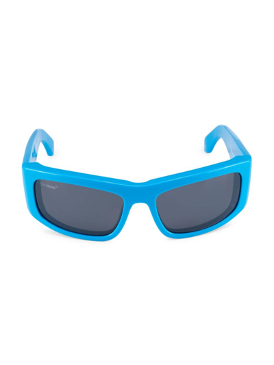 Shop Off-white Men's 61mm Joseph Acetate Sunglasses In Blue Grey