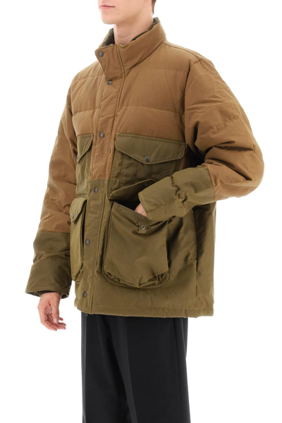 Shop Filson Cruiser Water-repellent Puffer Jacket In Brown,khaki