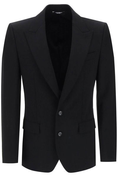 Shop Dolce & Gabbana Sicilia Fit Tailoring Jacket In Black