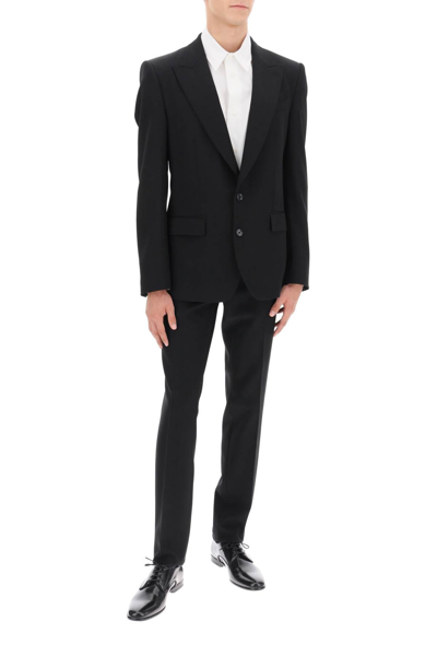 Shop Dolce & Gabbana Sicilia Fit Tailoring Jacket In Black