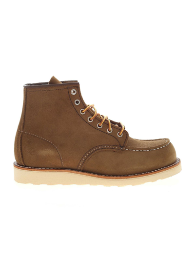 Shop Red Wing 6 Inch Moc In Olive Mohave