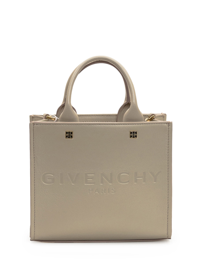 Shop Givenchy Mini G Tote Bag In Natural Beige