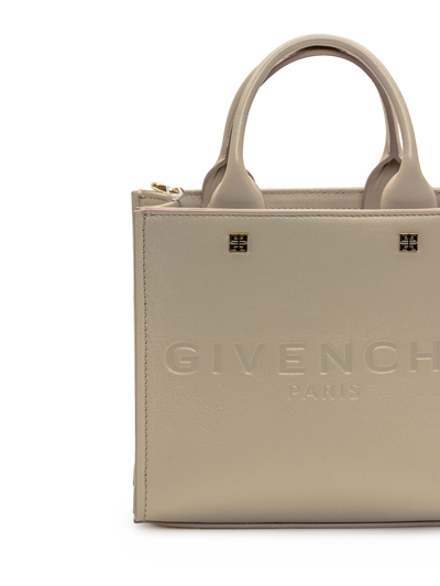 Shop Givenchy Mini G Tote Bag In Natural Beige