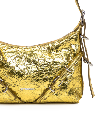 Shop Givenchy Voyou Mini Bag In Golden