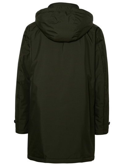 Shop Fay Man  Green Polyester Raincoat