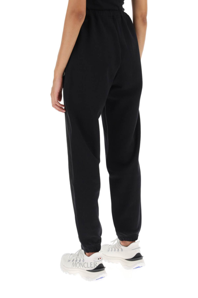 Shop Moncler Joggers With Nylon Bands Women In Black