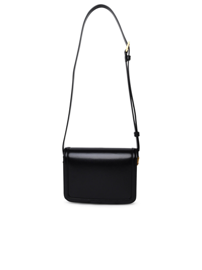 Shop Saint Laurent Woman Tracolla Solferino Piccola Oro In Black