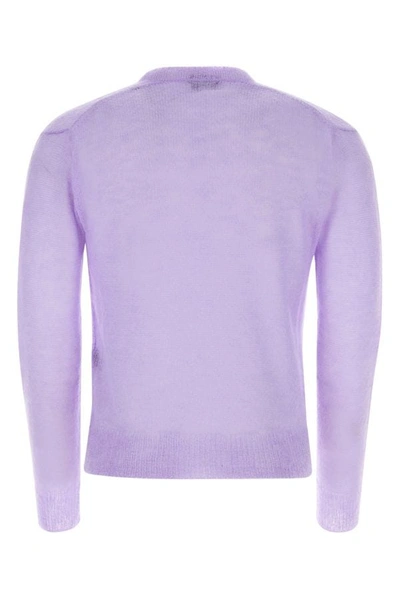 Shop Tom Ford Man Lilac Mohair Blend Sweater In Purple