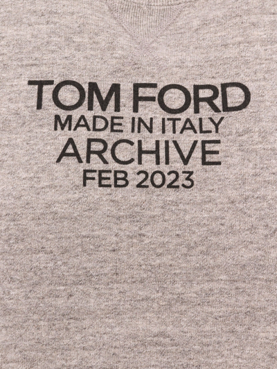 Shop Tom Ford Woman Sweatshirt Woman Grey Sweatshirts In Gray
