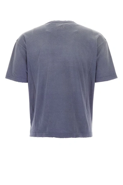 Shop Visvim Man Purple Cotton Jumbo T-shirt