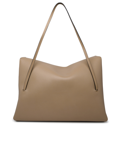 Shop Wandler Woman 'jo' Beige Leather Bag In Cream