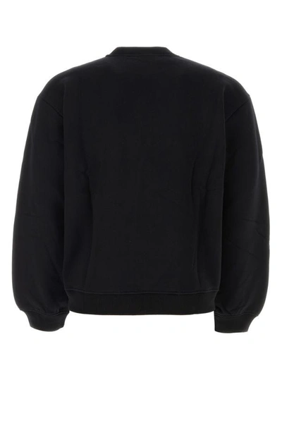 Shop Y/project Y Project Man Black Cotton Sweatshirt
