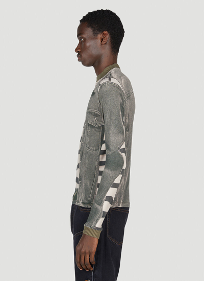 Shop Y/project X Jean Paul Gaultier Men Trompe L'oeil Jacket Top In Black