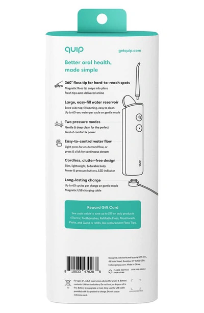 Quip Rechargeable Water Flosser In Copper