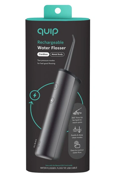 Quip Rechargeable Water Flosser In Black