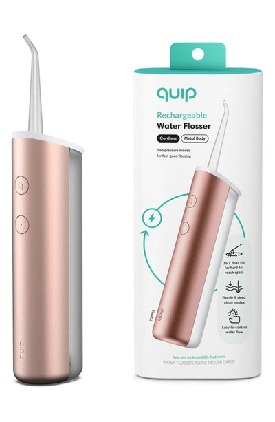 Quip Rechargeable Water Flosser In Copper