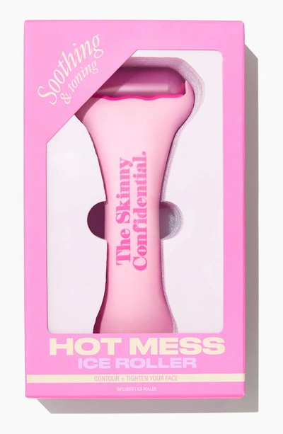 Shop The Skinny Confidential Hot Mess Ice Roller In Pink