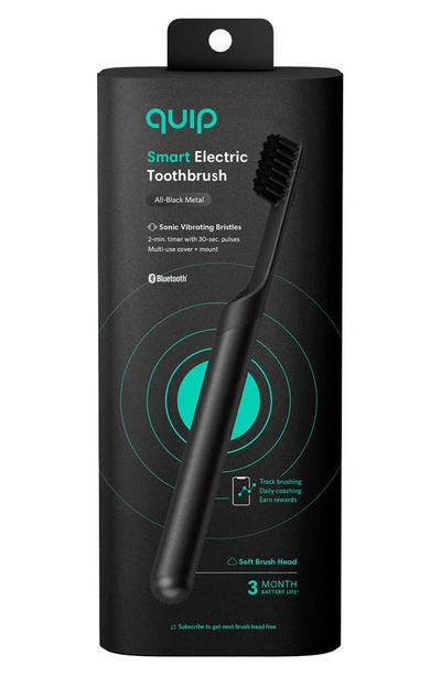 Quip Smart Rechargeable Electric Toothbrush Starter Kit In Black