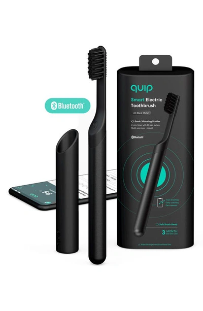 Quip Smart Rechargeable Electric Toothbrush Starter Kit In Black