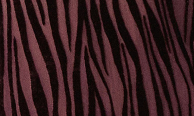 Paige Benet Velvet Devore Top In Aubergine