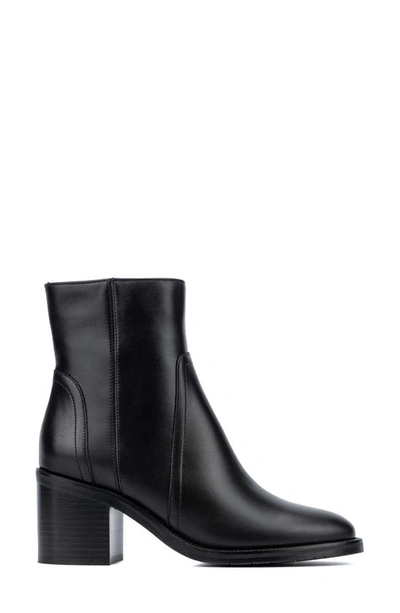 Aquatalia Women's Janella 70mm Leather Ankle Boots In Black