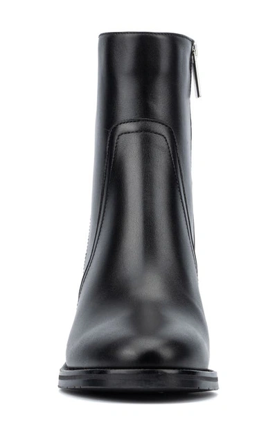 Aquatalia Women's Janella 70mm Leather Ankle Boots In Black