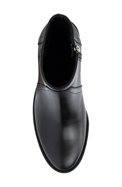 Aquatalia Women's Janella 70mm Leather Ankle Boots In Black