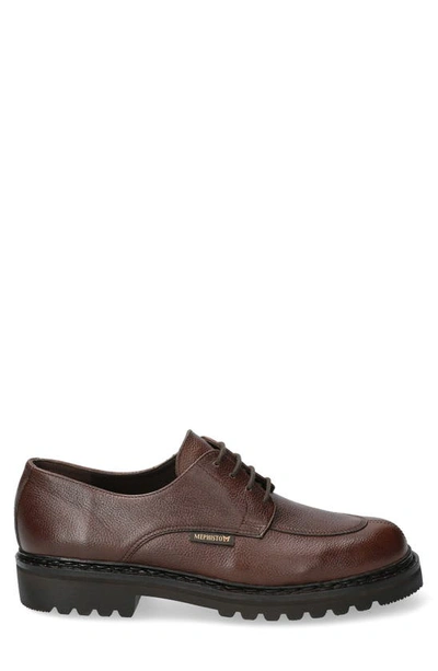 Mephisto Pegasio Water Resistant Derby In Ch Gipsi
