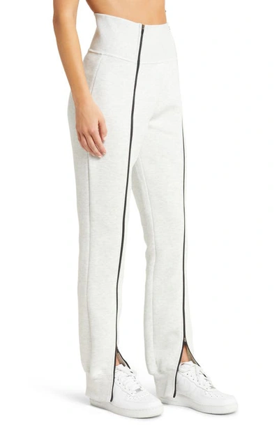 Nike Women's Sportswear Tech Fleece High-waisted Slim Zip Pants In Grey