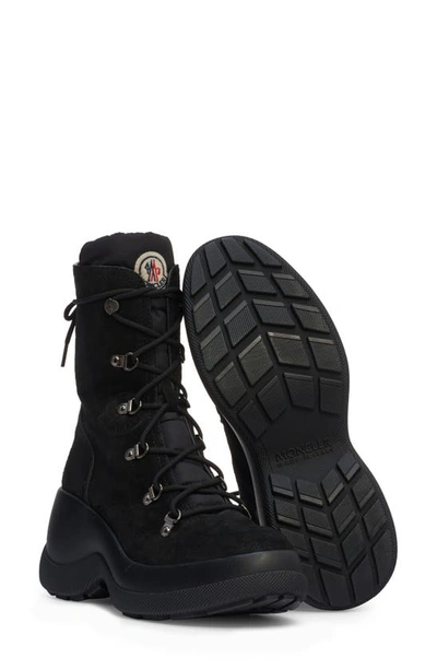 Shop Moncler Resile Trek High Top Boot In Black
