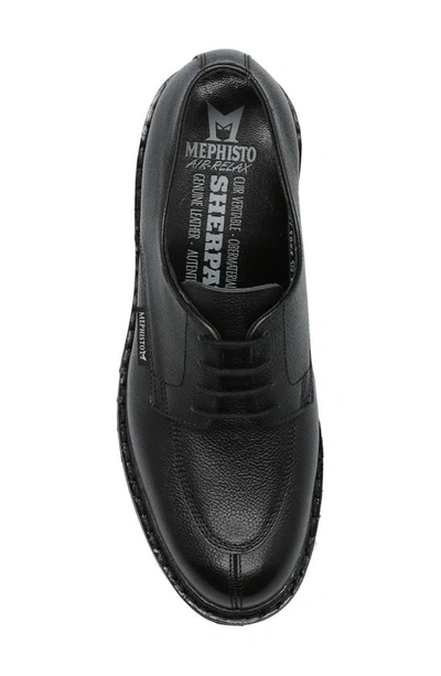 Shop Mephisto Pegasio Water Resistant Derby In Black