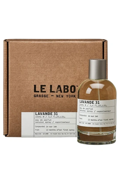 Shop Le Labo Lavande 31 Eau De Parfum, 3.4 oz