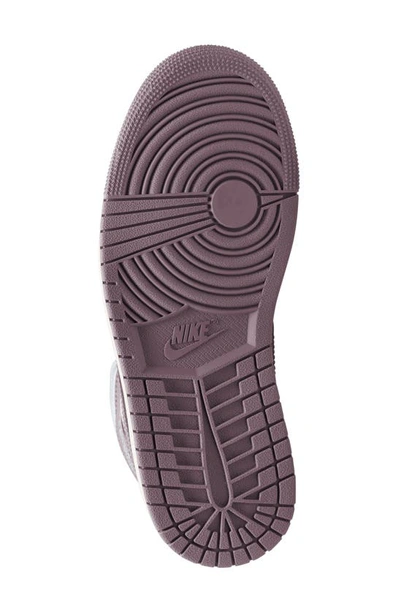 Shop Jordan Air  1 Mid Sneaker In Pure Platinum/ Sky Mauve/ Sail