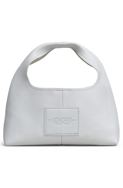 Shop Marc Jacobs The Mini Leather Sack Bag In White