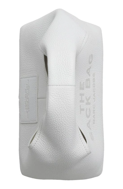 Shop Marc Jacobs The Mini Leather Sack Bag In White