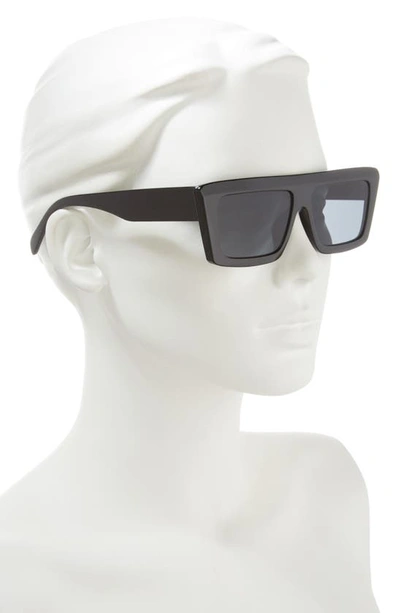 Shop Bp. Flat Top Square Sunglasses In Black